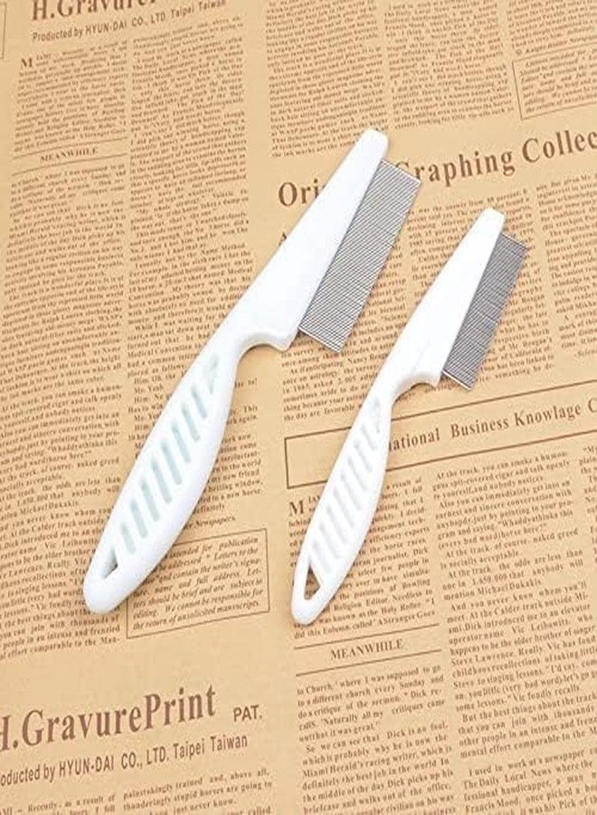 KittuPet Flea Comb Pet Cat Dog Lice Comb Nit Remover Grooming Brush Tools to Treatment & Remove Fleas, Mites, Ticks, Dandruff Flakes - Stainless Steel Fine Teeth (Color May Vary) - Image 3